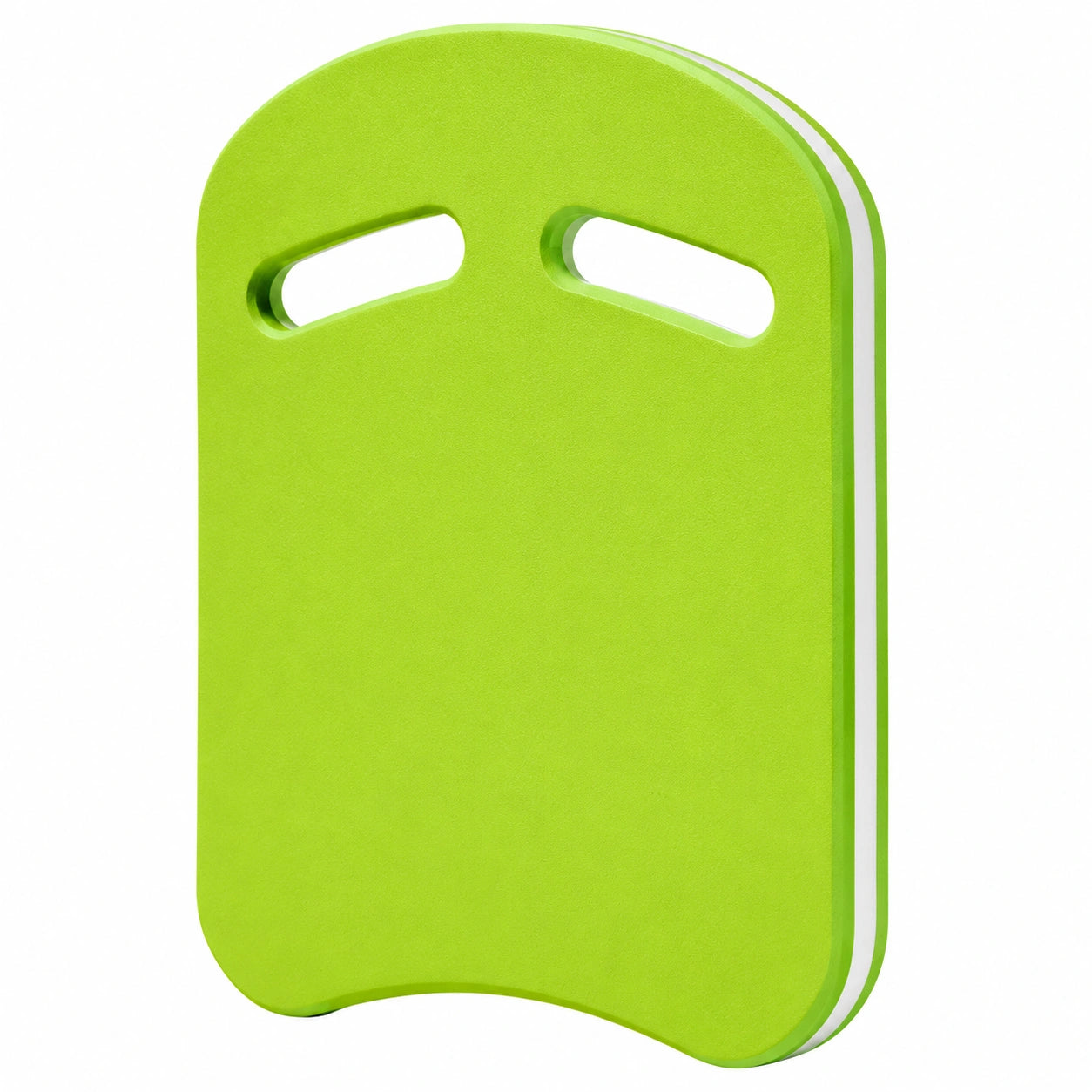 Tavoletta da nuoto verde ergonomica 45x30 cm