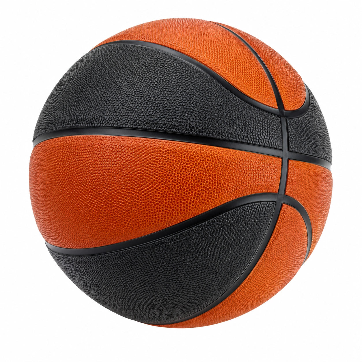 Pallone da Basket Professionale Arancione e Nero per Esterni