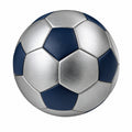 Pallone da Calcio Argento e Blu per Adulti