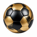 Pallone da Calcio Professionale Nero e Oro