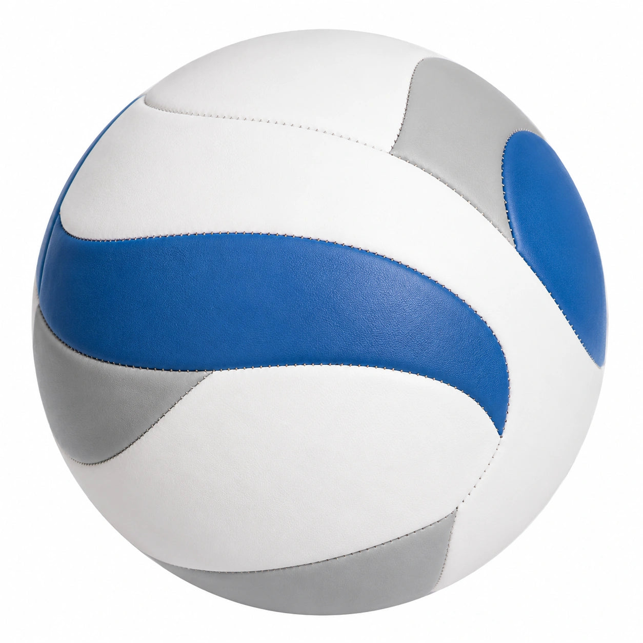 Pallone da Pallavolo Bianco/Blu/Grigio con Struttura Cucita