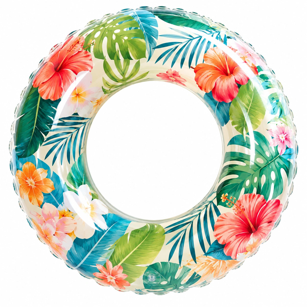 Ciambella Gonfiabile Floreale Tropicale Ø90cm