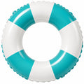 Salvagente gonfiabile bambini piscina mare 80 cm turchese/bianco